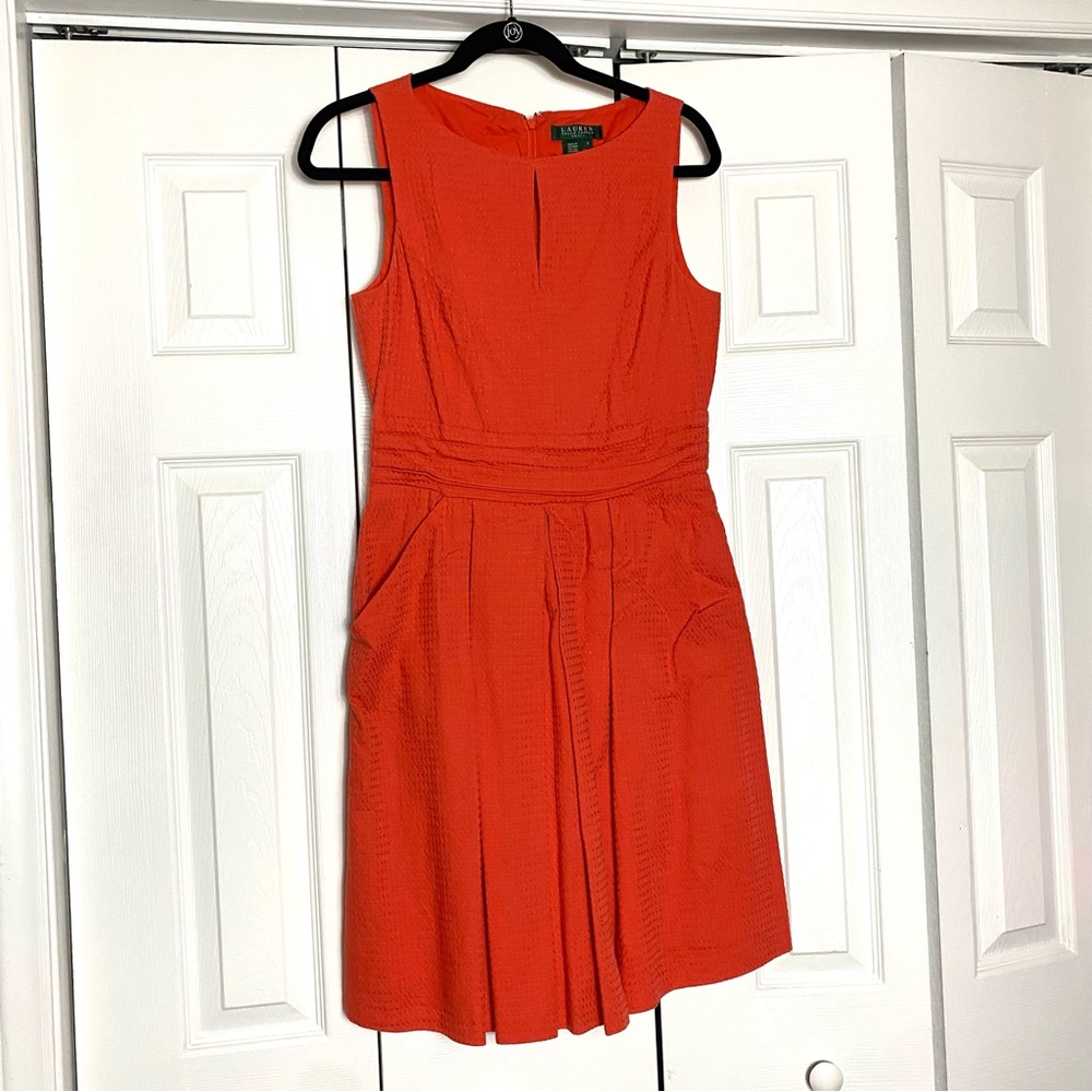Orange dress with pockets Lauren Ralph Lauren